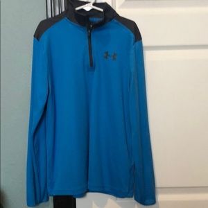 Blue/grey Under Armour Ling Sleeve Shirt